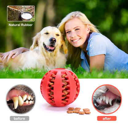 Rubber Balls Chewing Pet Toys